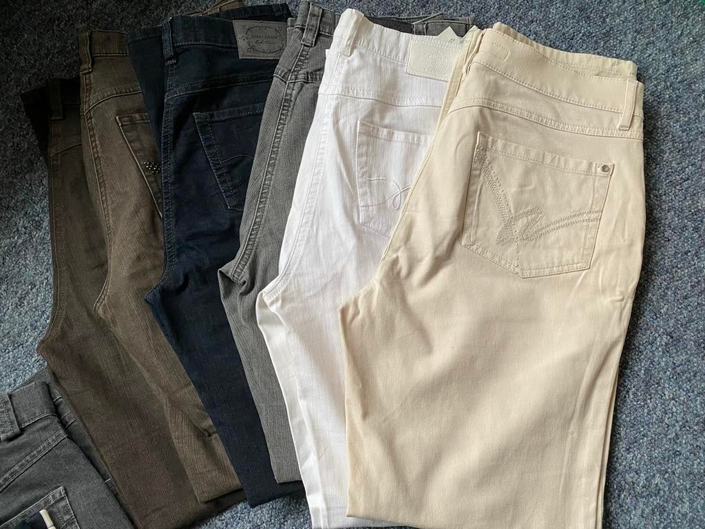 10 Broeken mt 40 / 42 Gerry Weber, Zerres, Dreamstar, Geisha, Overige kleuren, Maat 42/44 (L), Ophalen of Verzenden, Zo goed als nieuw