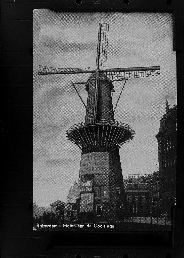 Rotterdam: Molen aan de Coolsingel, Ophalen of Verzenden, 1920 tot 1940, Ongelopen, Zuid-Holland