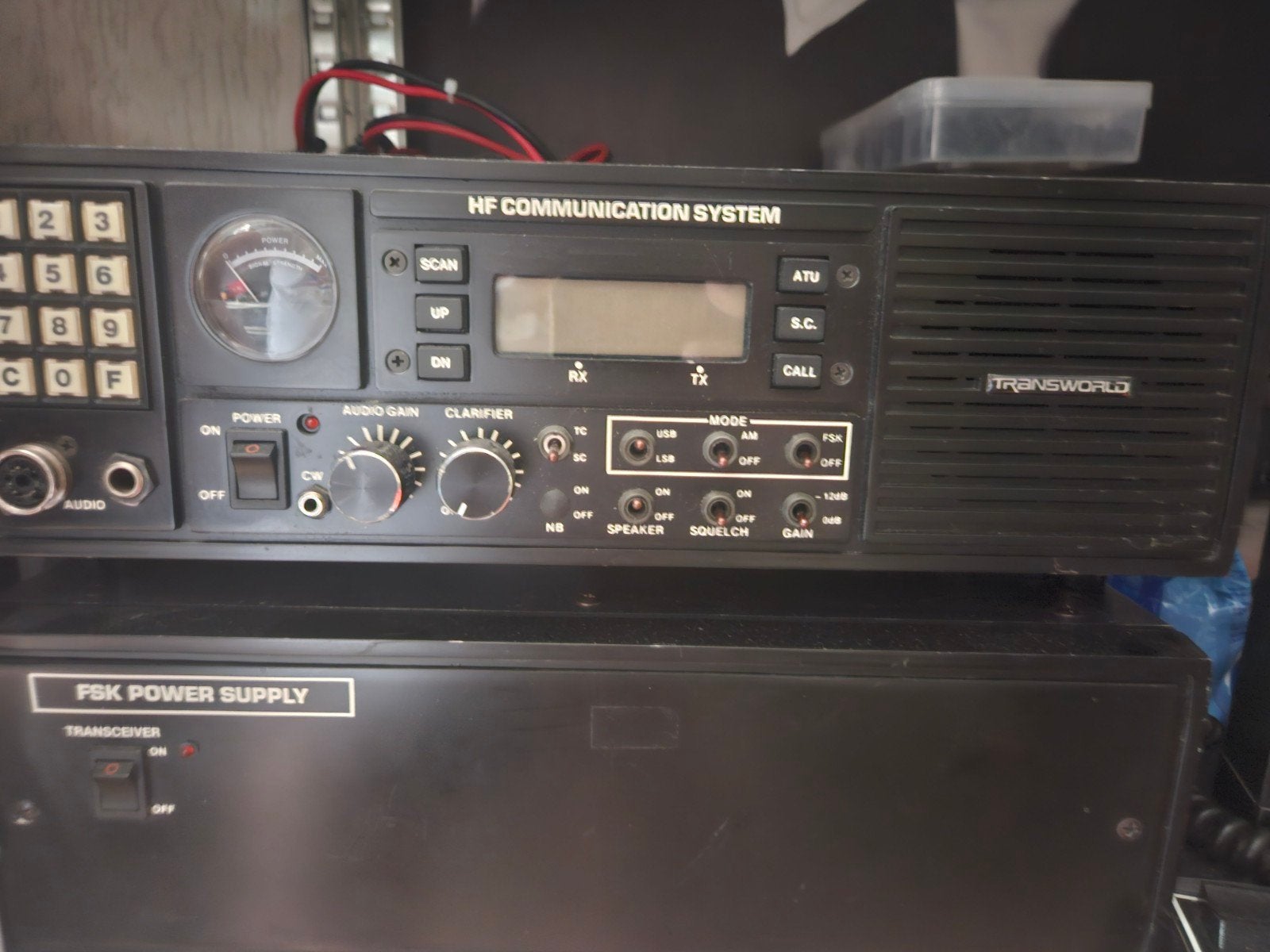 HF set transworld TW100 met shure microfoon, Ophalen of Verzenden, Gebruikt, Zender en Ontvanger