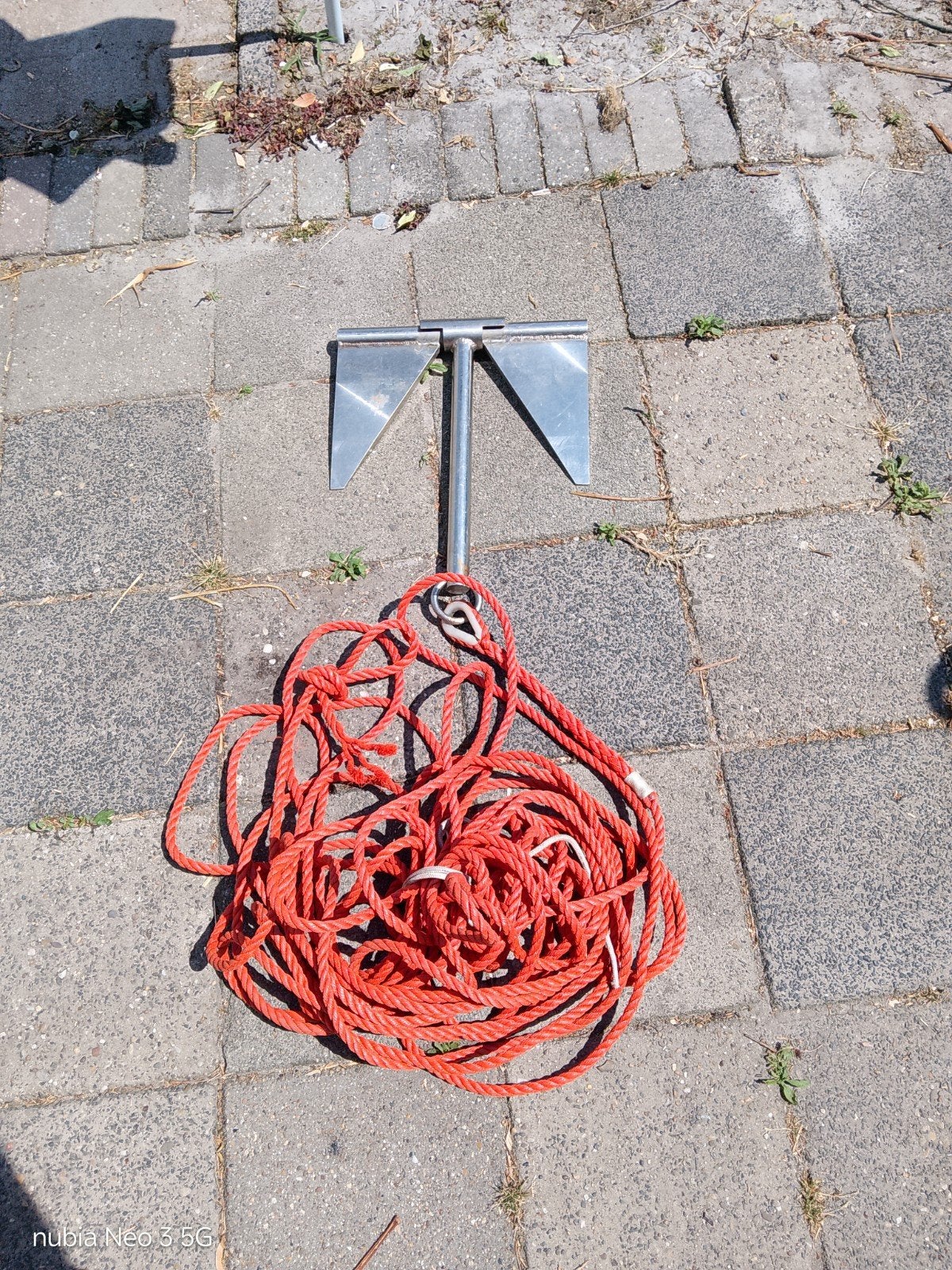 Anker met lijn, Ophalen, Gebruikt, Overige typen