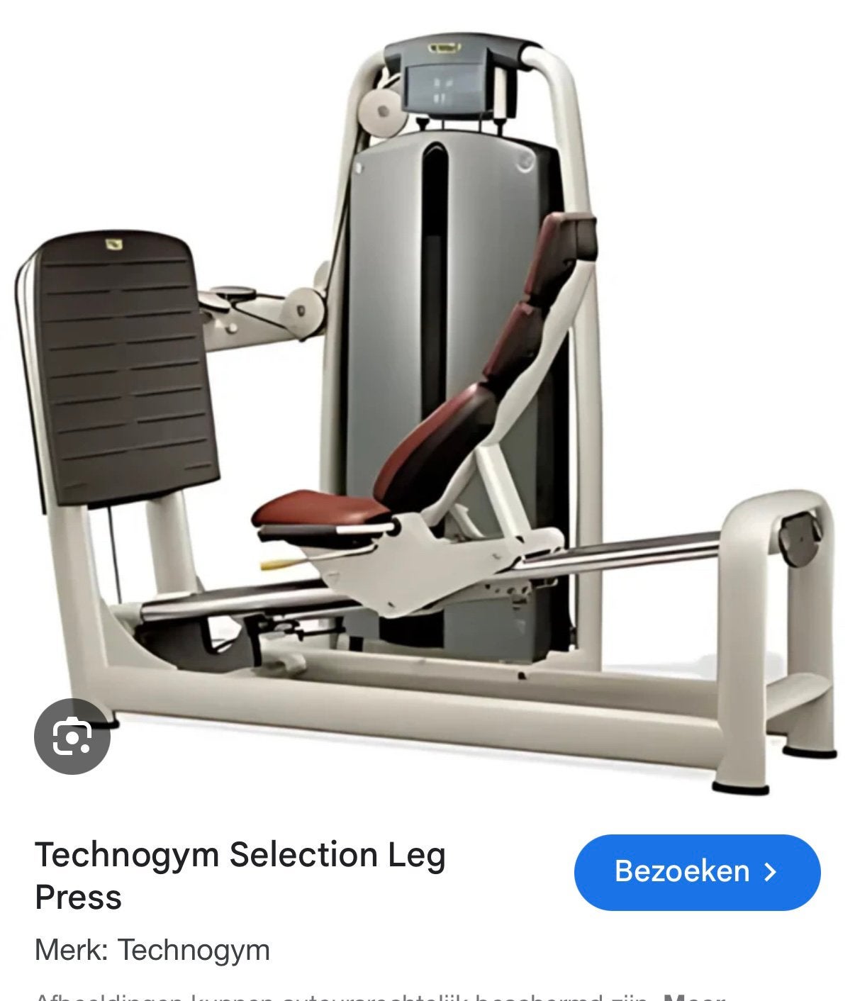 Technogym Selection Leg Press M951, Ophalen, Krachtstation, Zo goed als nieuw, Metaal