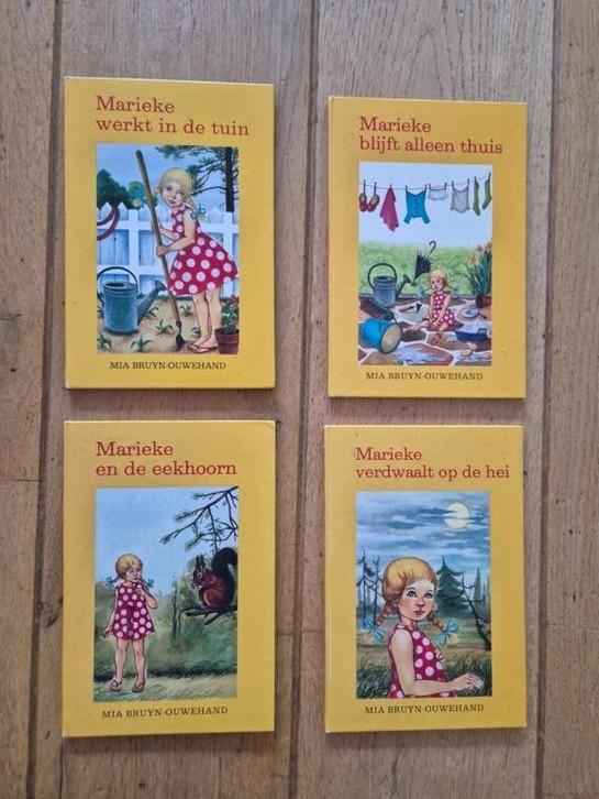4x Marieke boekjes van Mia Bruyn Ouwehand, Boeken, Ophalen of Verzenden, Gelezen, Mia Bruyn Ouwehand, 2 tot 3 jaar