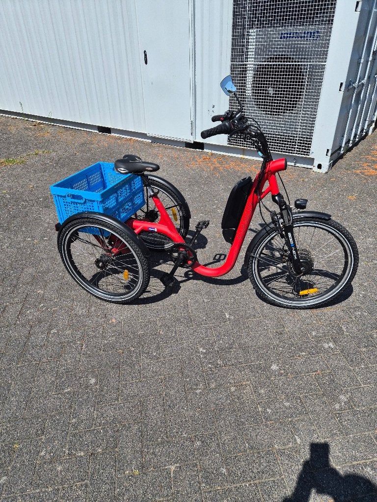 Driewielfiets lage instap met trapondersteuning, Ophalen, Gebruikt, Velgrem, Overige merken