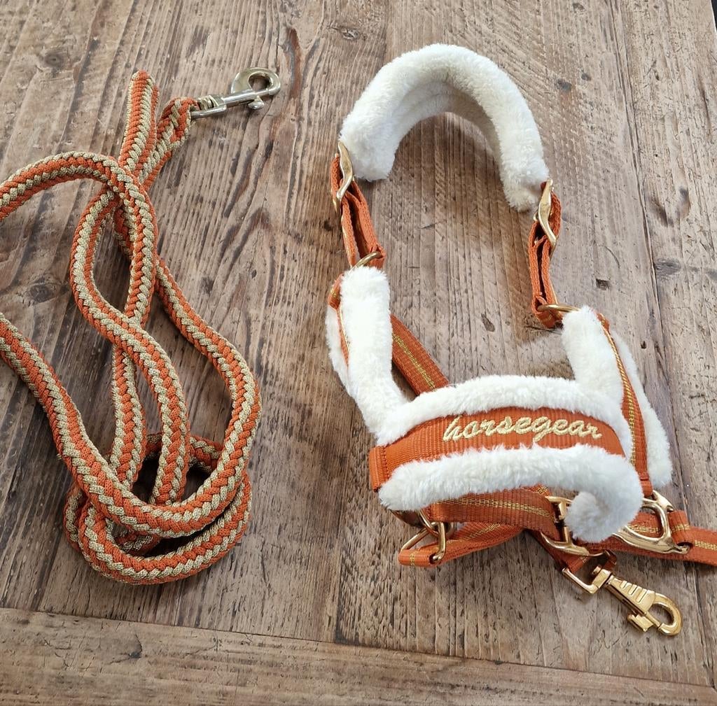 Te koop shetlander halster met halstertouw, Ophalen of Verzenden, Zo goed als nieuw, Overige soorten