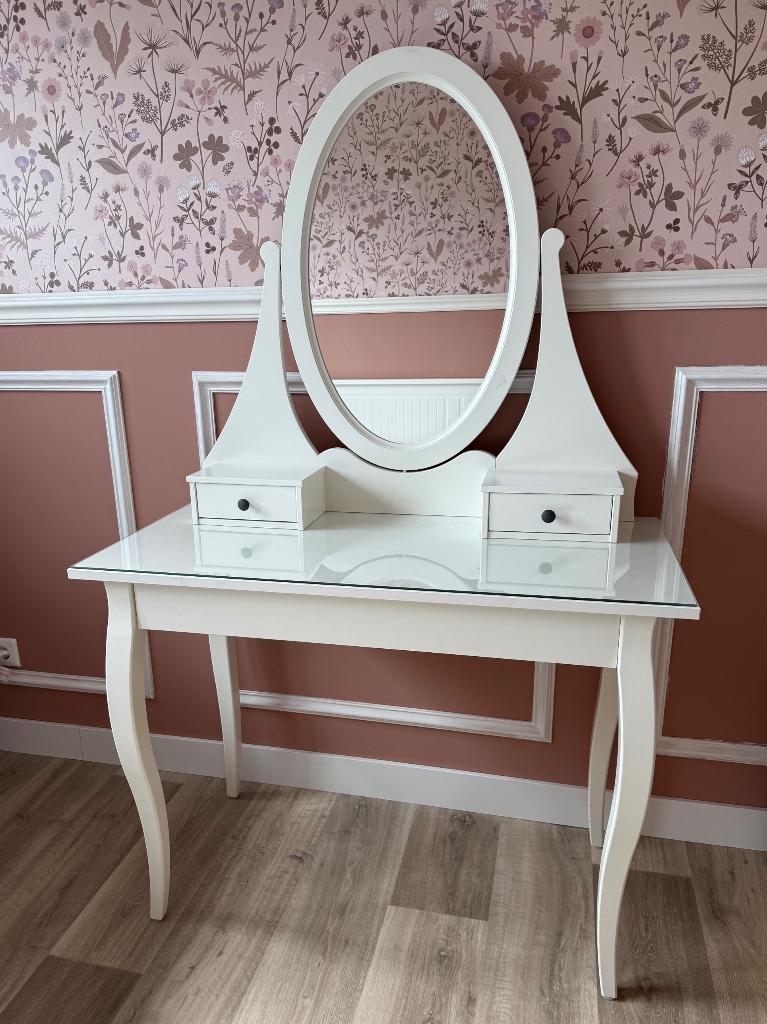 IKEA Hemnes toilettafel kaptafel make-up tafel, Huis en Inrichting, Tafels | Kaptafels, Ophalen, Gebruikt, 50 tot 100 cm, 100 tot 150 cm