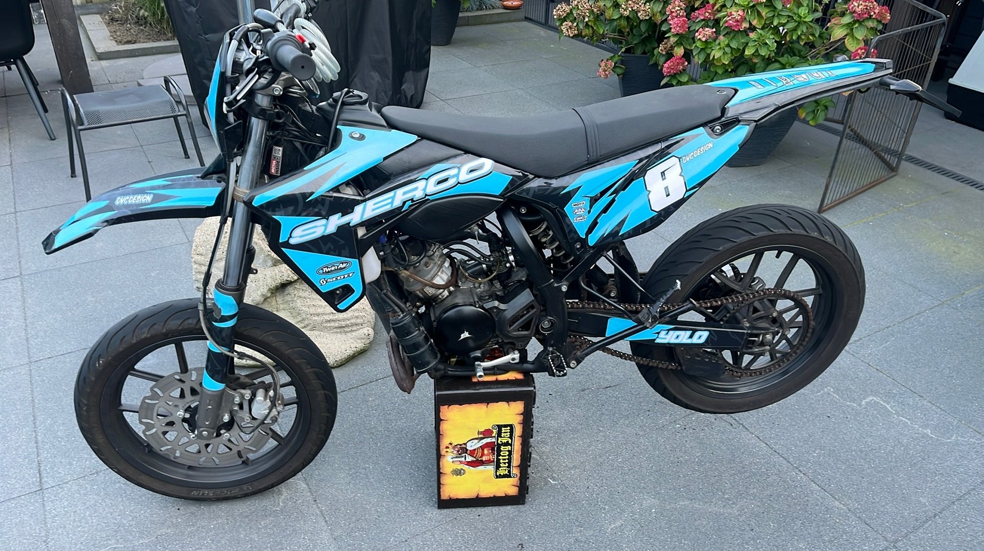 Sherco silver 50cc, Ophalen, 6 versnellingen, Gebruikt, Maximaal 45 km/u