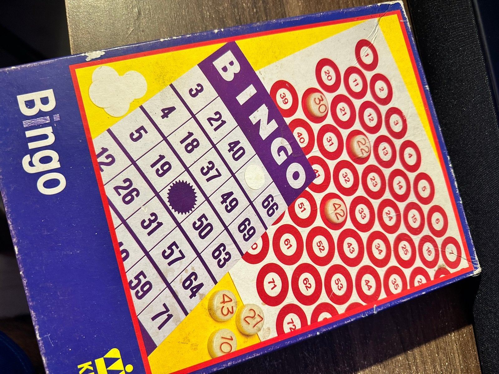 Vintage Bingo Spel - Compleet en Klaar voor Plezier, Drie of vier spelers, Ophalen, Gebruikt
