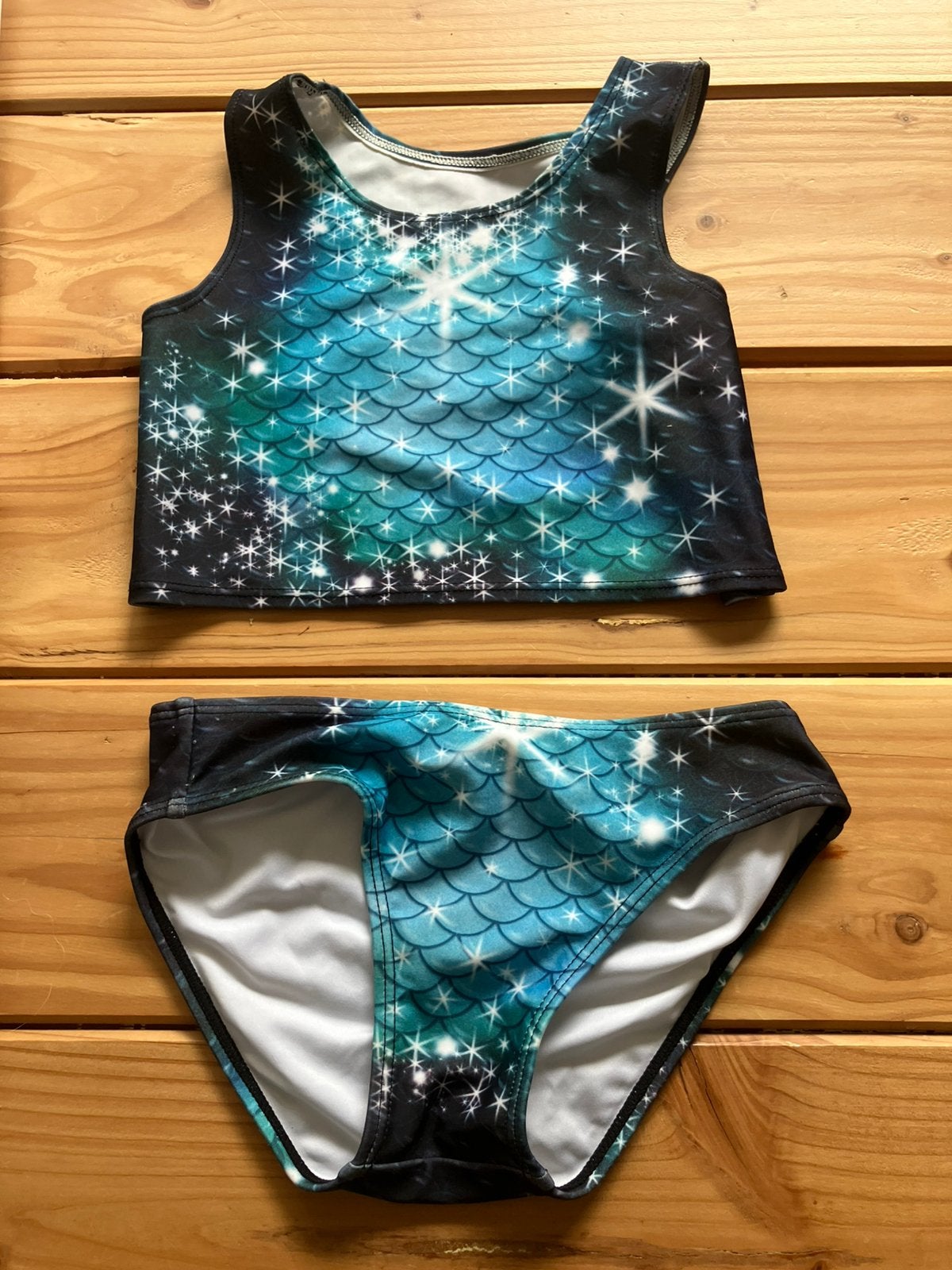 Zeemeerminstaart met bikini van mermaid sisters, Kinderen en Baby's, Kinderkleding | Kinder-zwemkleding, Ophalen of Verzenden