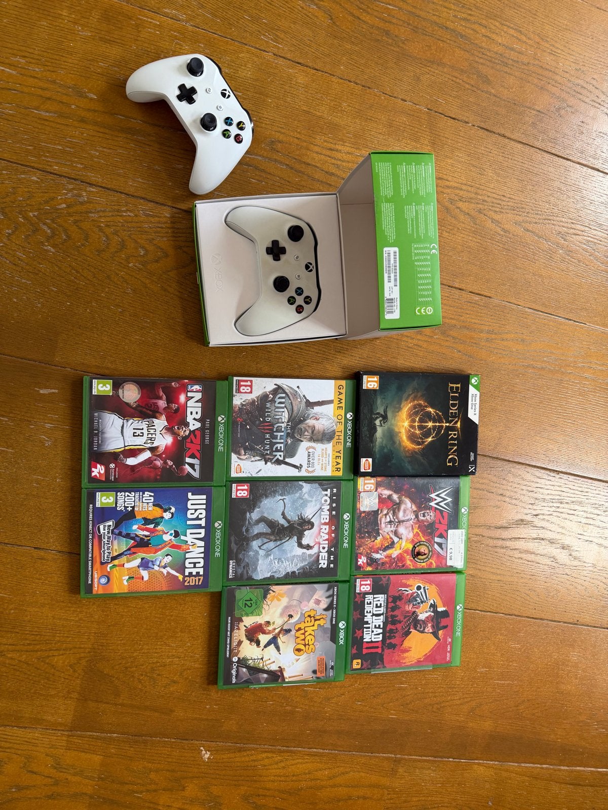 Xbox One S met controller en 7 games, Vanaf 18 jaar, Overige genres, Eén computer, Ophalen of Verzenden
