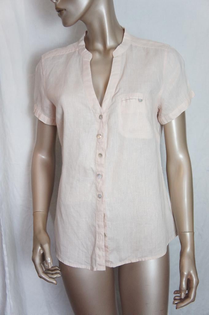 ADAGIO blouse maat 40 100% LINEN, Kleding | Dames, Verzenden, Zo goed als nieuw, Maat 38/40 (M), Roze