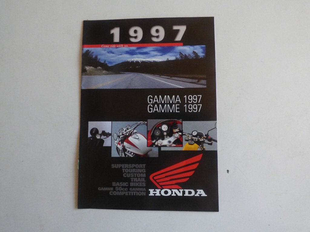 HONDA FOLDER MODELLEN JAAR 1997, Ophalen of Verzenden, Honda