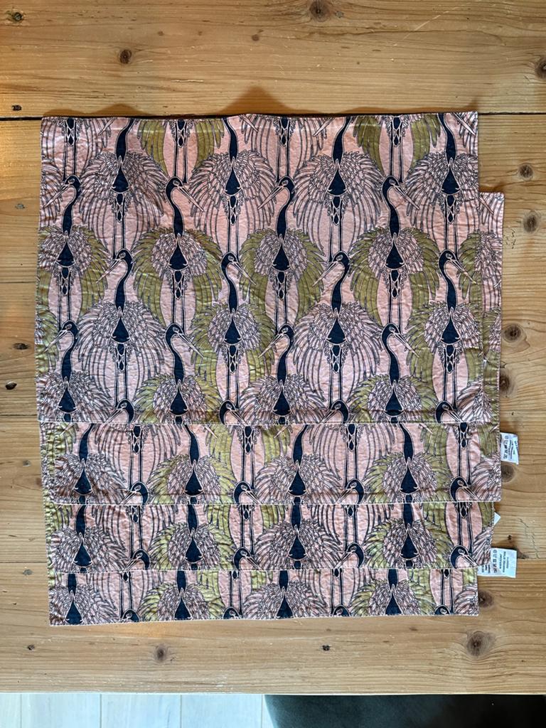 Sissy-Boy Placemat Kraanvogel Patroon - 100% Biologisch Kato, Huis en Inrichting, Keuken | Textiel, Ophalen of Verzenden, Zo goed als nieuw
