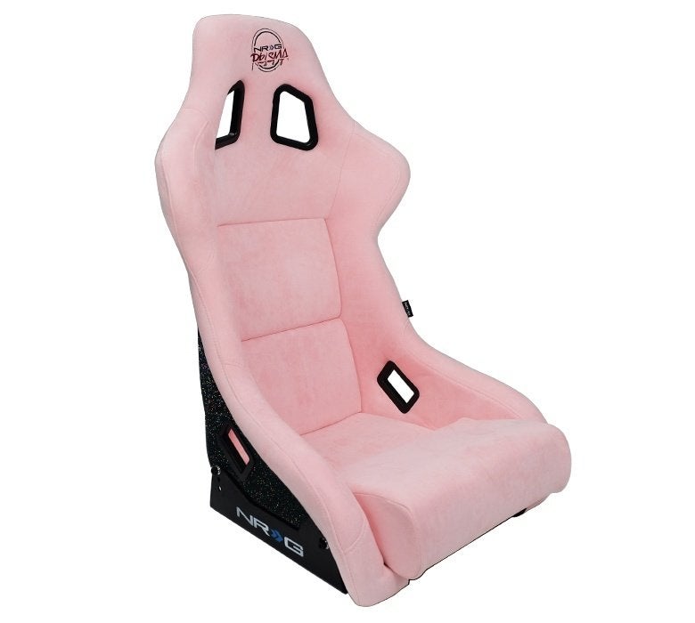 NRG Prisma Kuipstoel sportstoel stoel Roze alcantara, Auto diversen, Ophalen of Verzenden