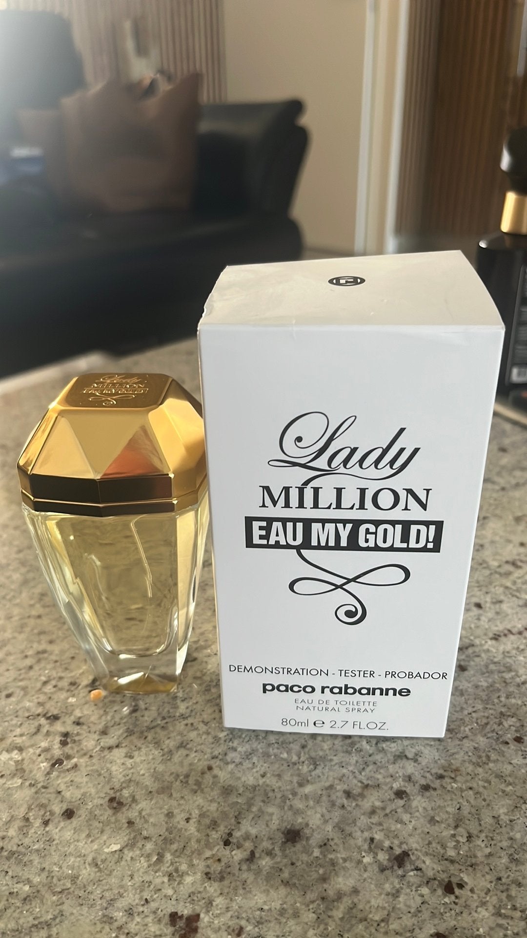 Paco Rabanne Lady Million Eau my Gold 80 EDT, Verzenden, Nieuw