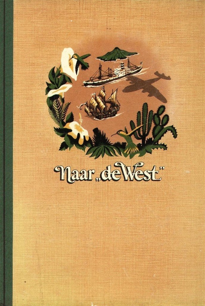 Naar de West - Piet Bakker - Plaatjesalbum, Verzenden, Gelezen, Piet Bakker, Plaatjesalbum