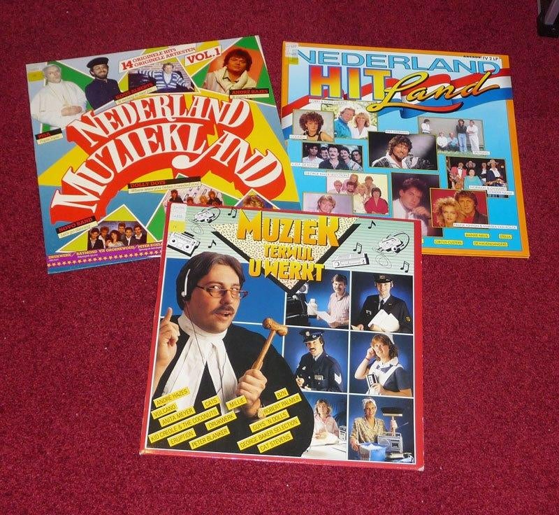Nederland muziek serie 3 LP's, Complilatie, Ophalen of Verzenden, Zo goed als nieuw, Pop