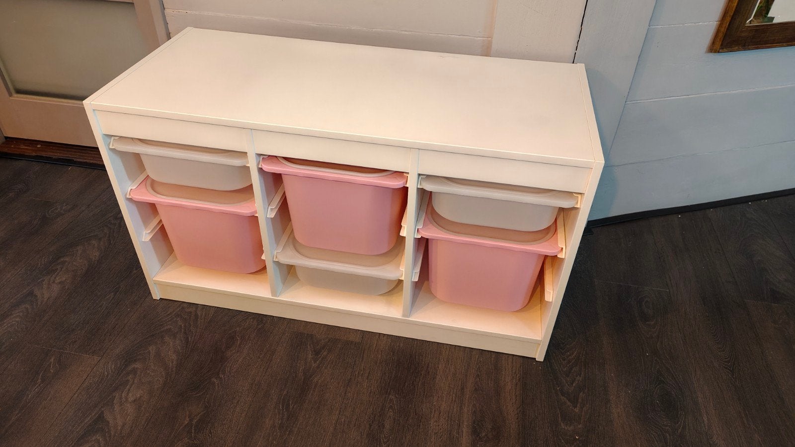 Ikea Trofast opbergkast met bakken, Gebruikt, 75 tot 100 cm, Minder dan 50 cm, Ophalen
