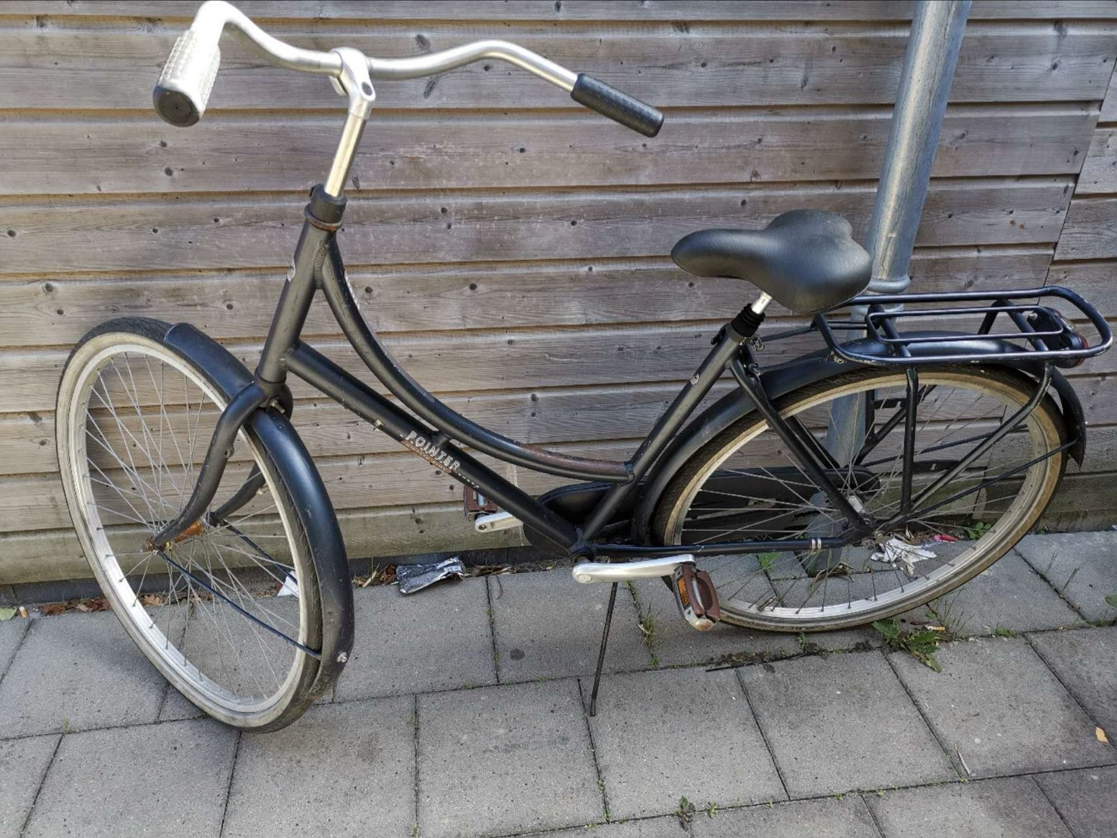 Pointer damesfiets met lage instap en bagagedrager, Terugtraprem, Ophalen, Overige merken, 53 tot 56 cm