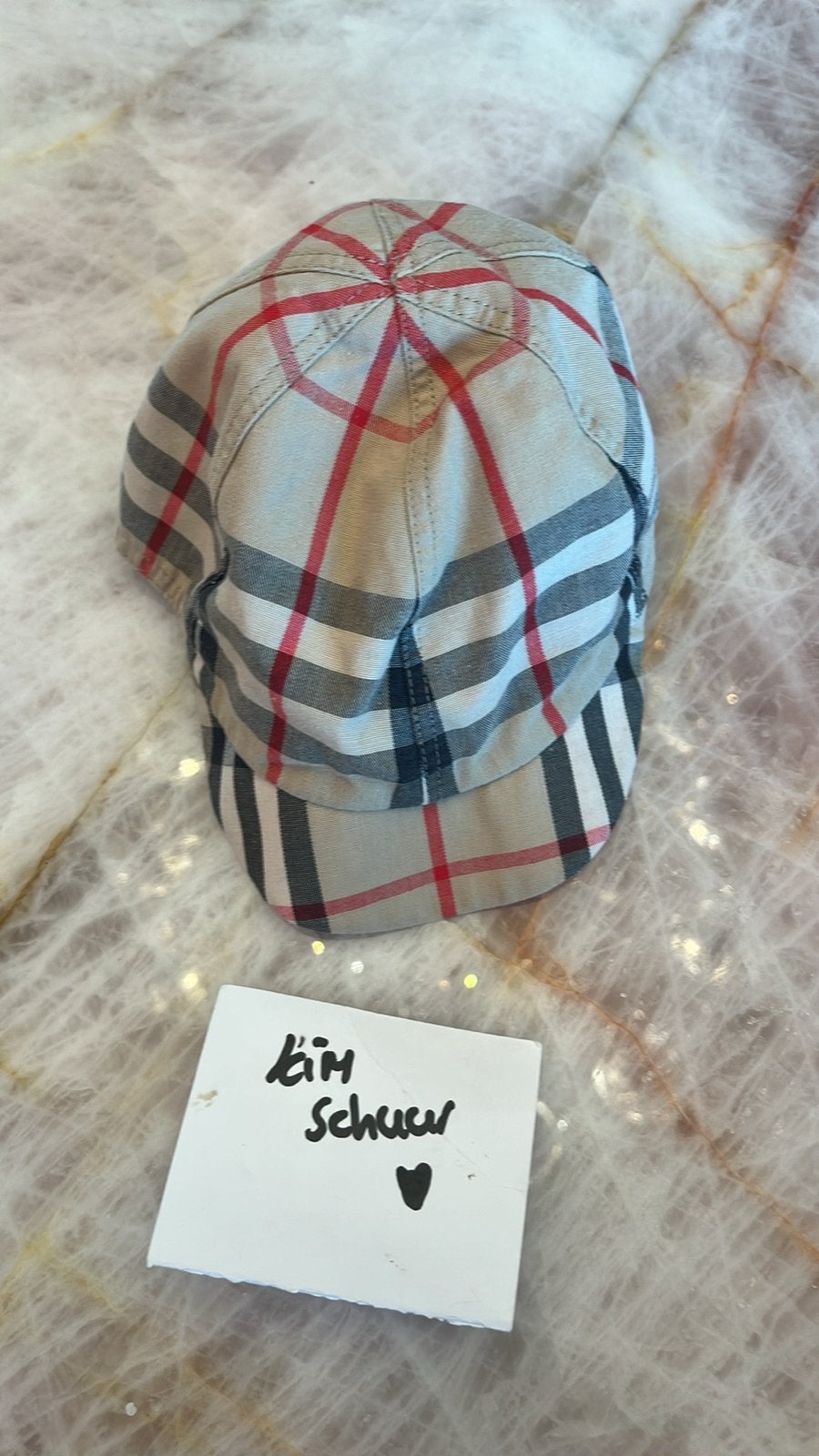 Origineel petje burberry 0-6 mnd, Kinderen en Baby's, Babykleding | Maat 68, Ophalen of Verzenden, Zo goed als nieuw, Jongetje of Meisje