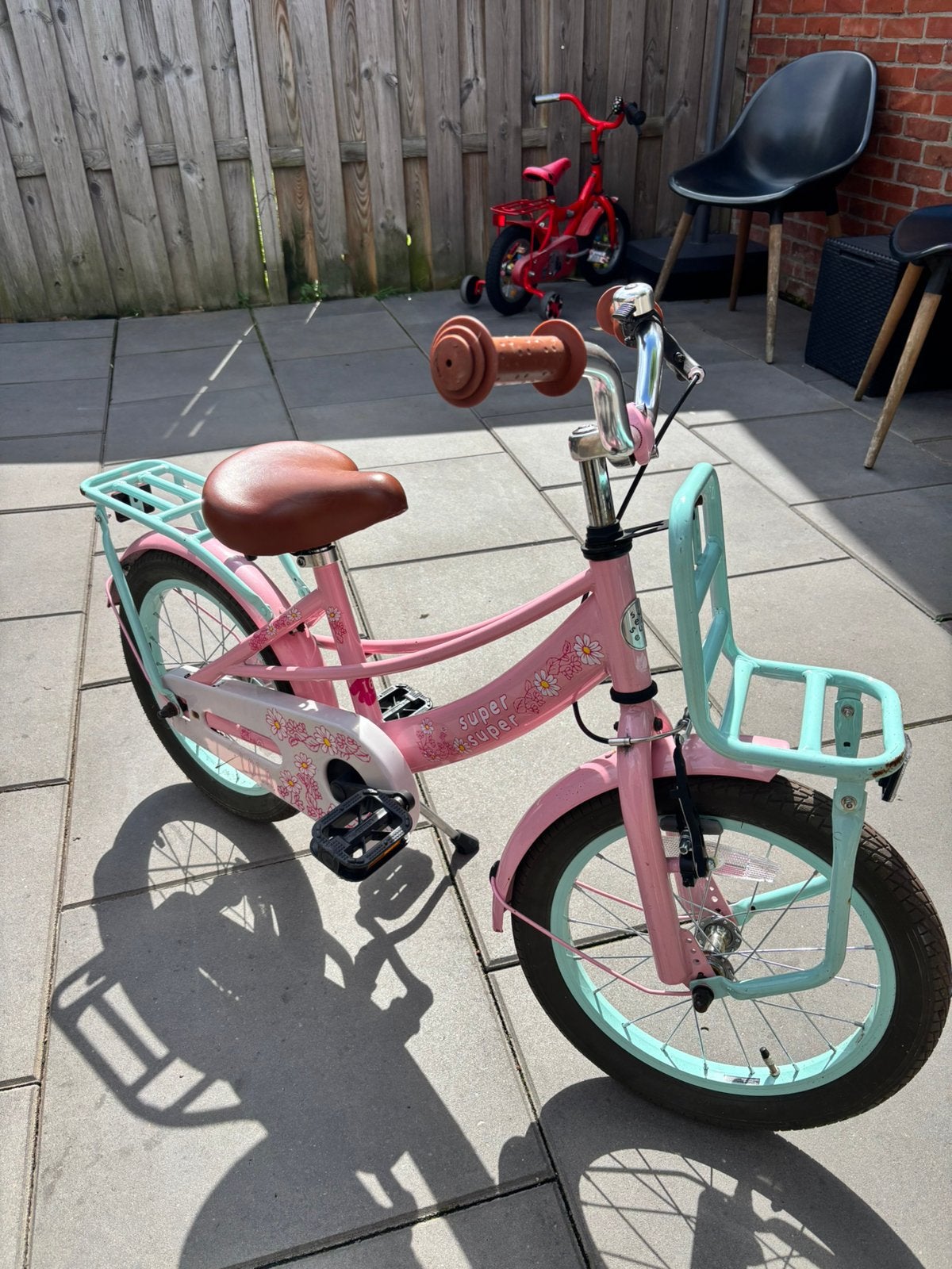 Leuke Meisjes fiets Super Super, Ophalen, Zo goed als nieuw, 18 inch