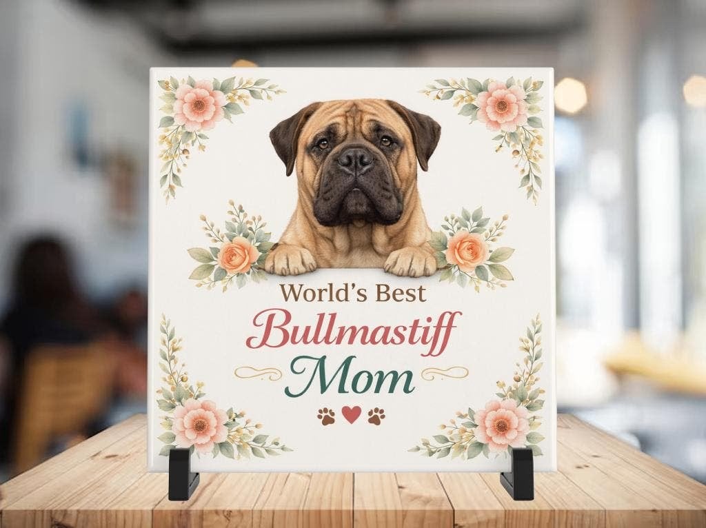 World's Best Bullmastiff Mom - Tegel, Verzenden, Nieuw