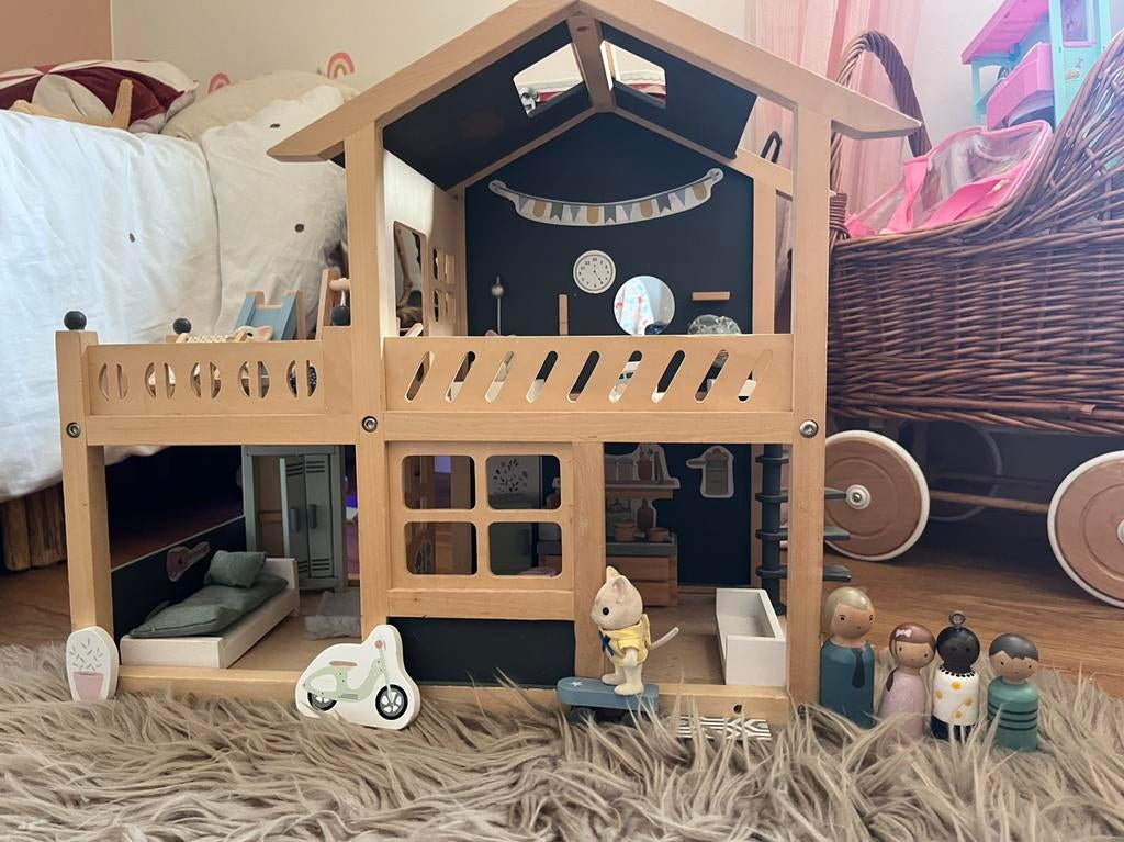 Poppenhuis, Kinderen en Baby's, Speelgoed | Poppenhuizen, Ophalen, Gebruikt, Poppenhuis