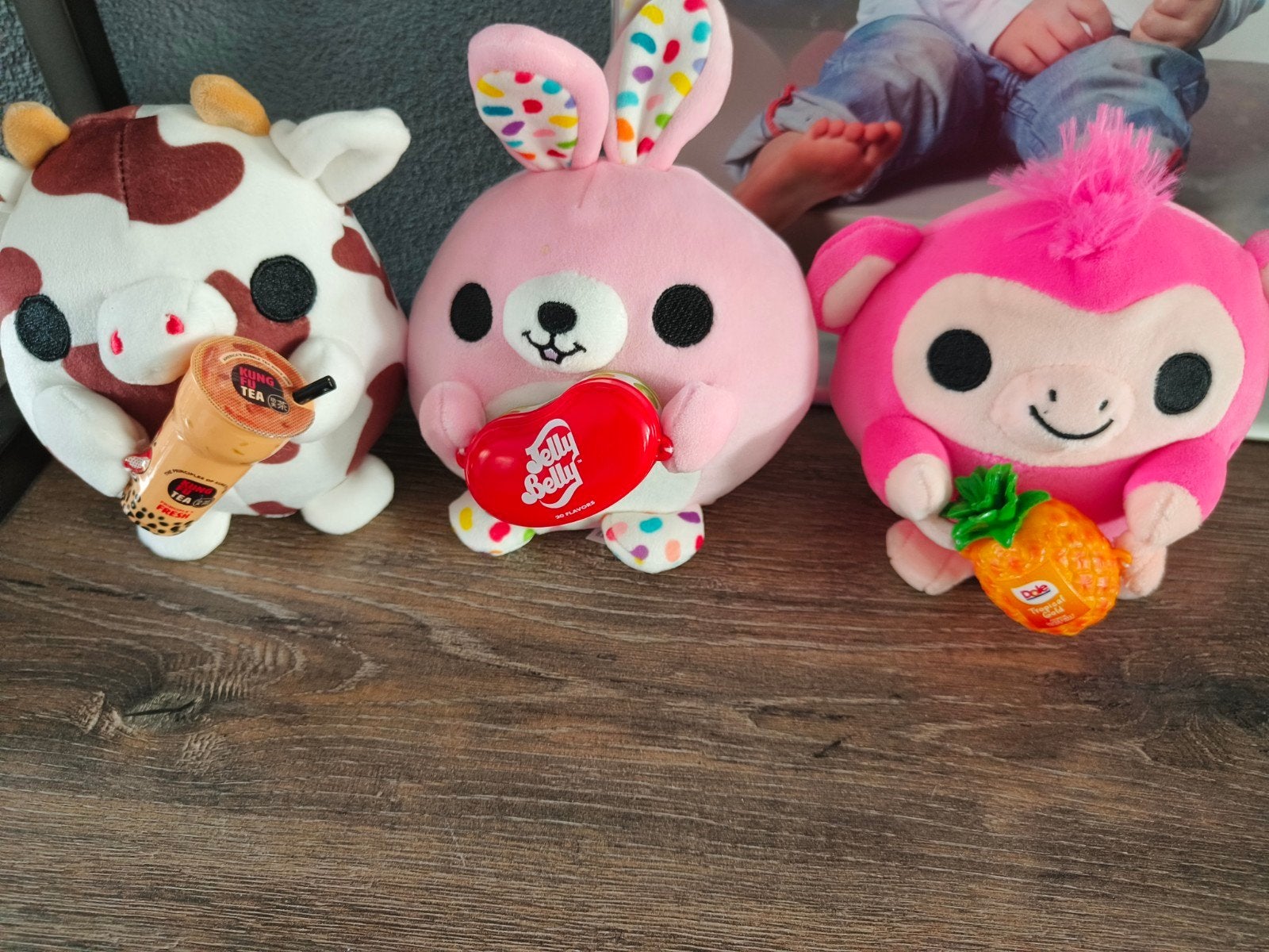 Snacklles 10 cm hoog Dole, Jelly Belly en Kung Fu tea, Ophalen of Verzenden
