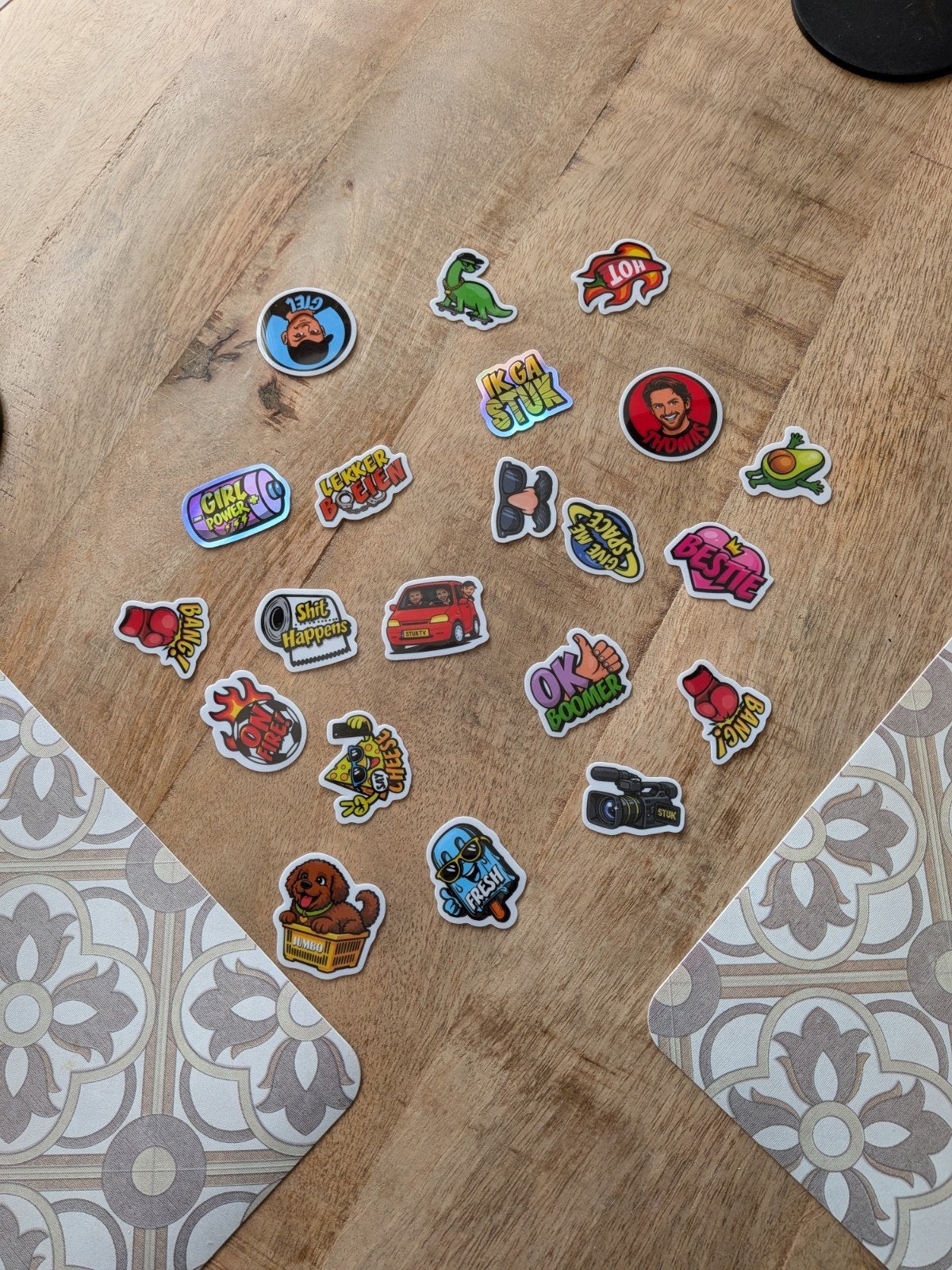 STUK TV/Jumbo stickers, Verzamelen, Ophalen, Nieuw