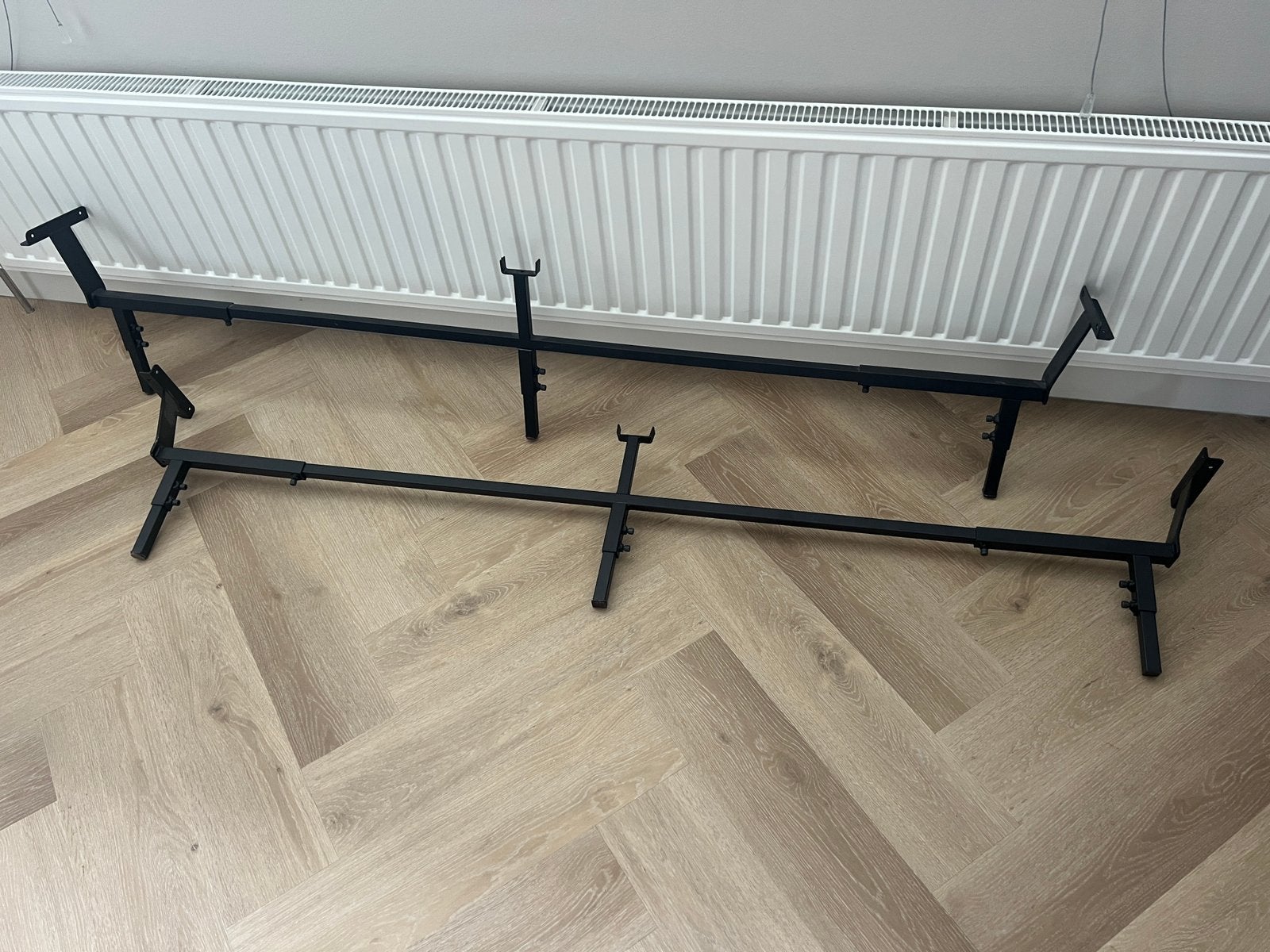 Potenset lattenbodem, Ophalen, 90 cm, Eenpersoons, Zwart