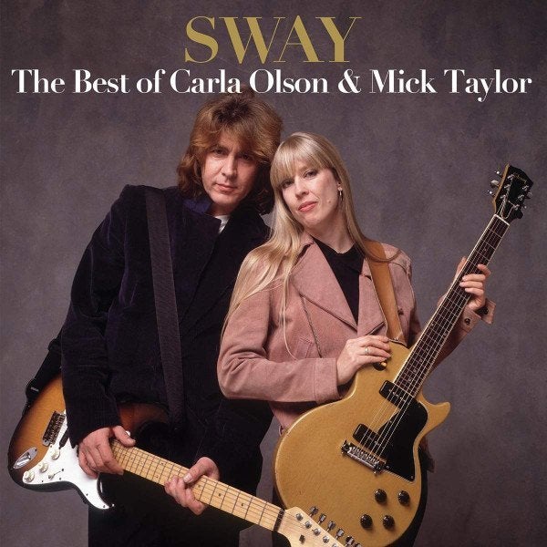 LP Carla Olson & Mick Taylor - Sway / The best of (ROOD), Cd's en Dvd's, Ophalen, LP, Singer-songwriter, Colored vinyl