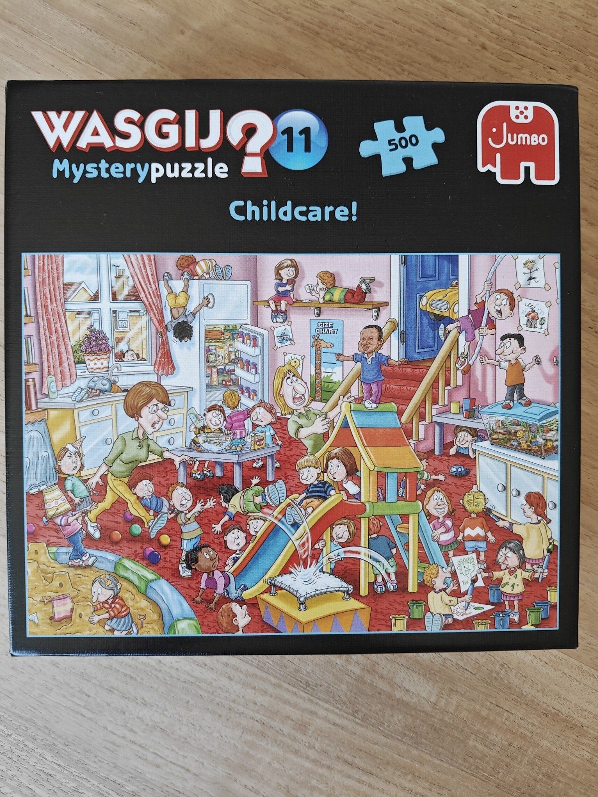 Wasgij Mystery 11 Childcare! 500 stukjes puzzel, Ophalen, 500 t/m 1500 stukjes, Zo goed als nieuw, Legpuzzel
