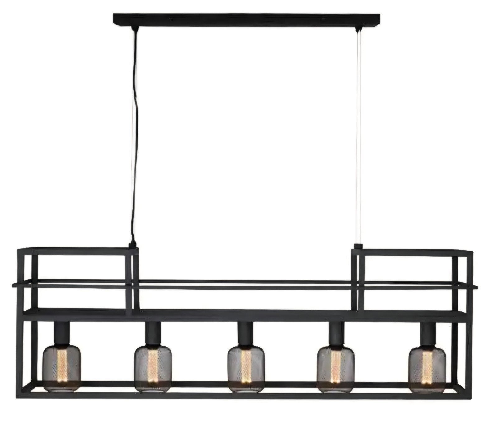 Industriële eettafel lamp, Ophalen, Gebruikt