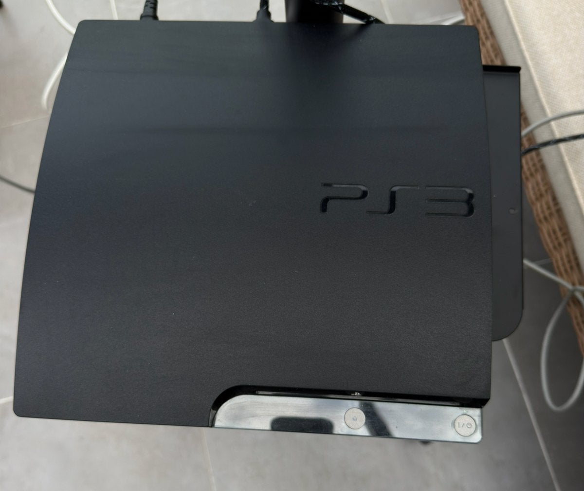 Playstation 3 Slim, 320GB, 4.91, 2 controllers, Met 2 controllers, 320 GB, Ophalen of Verzenden, Zo goed als nieuw