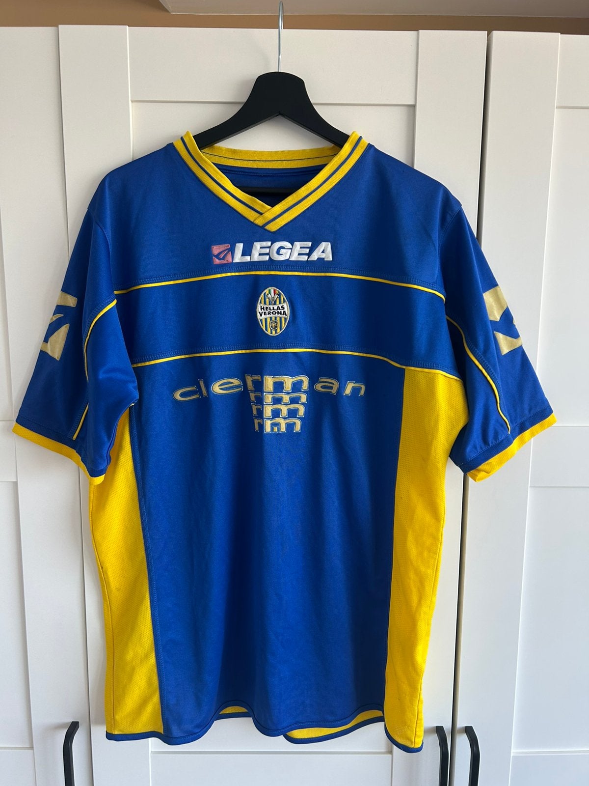 Officieel Hellas Verona trainingsshirt 2003-2004, Verzenden, Zo goed als nieuw, Maat 52/54 (L), Voetbal