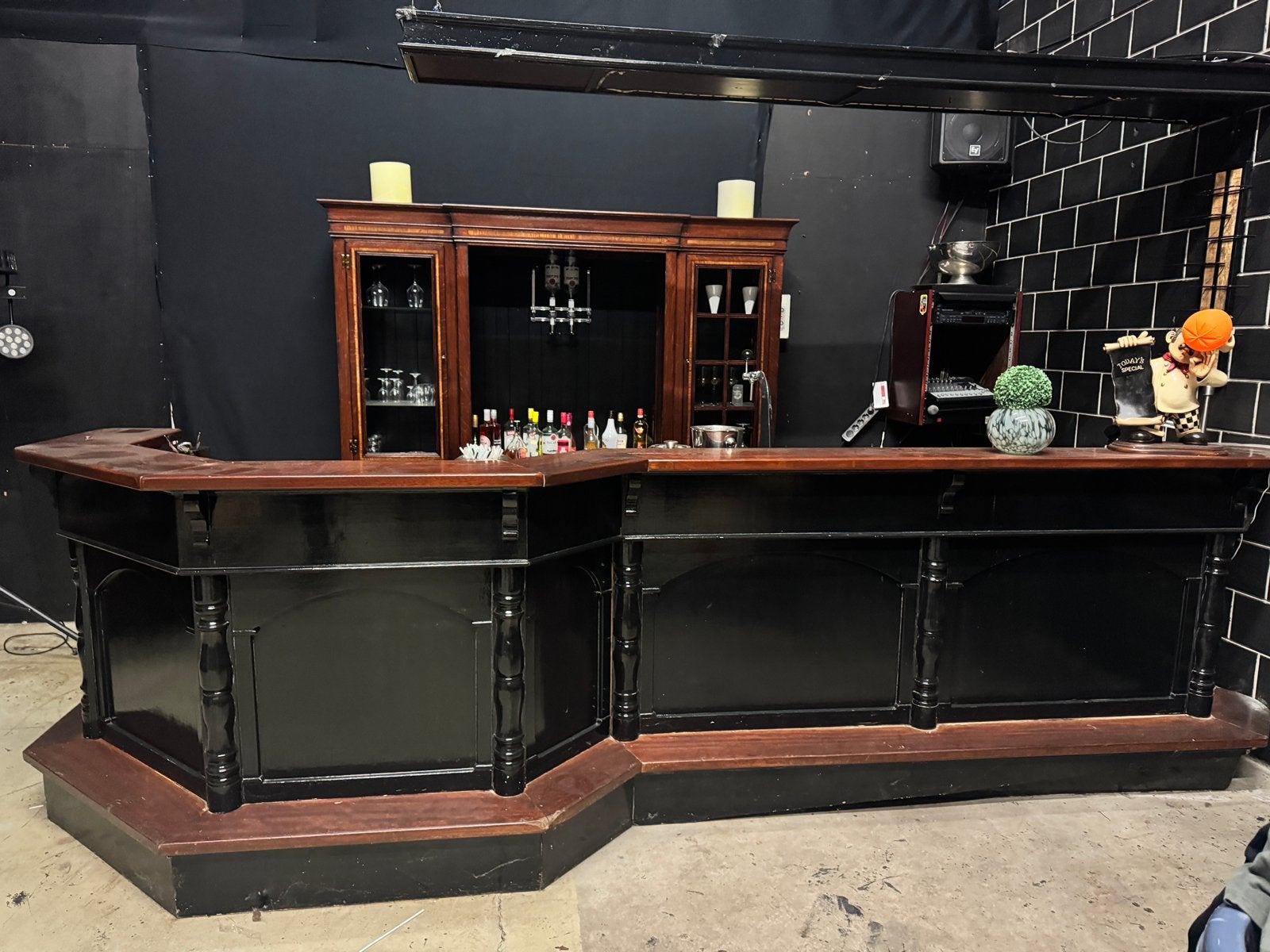 Completen bar met buffetkast, Huis en Inrichting, Barren, Ophalen of Verzenden, Zo goed als nieuw