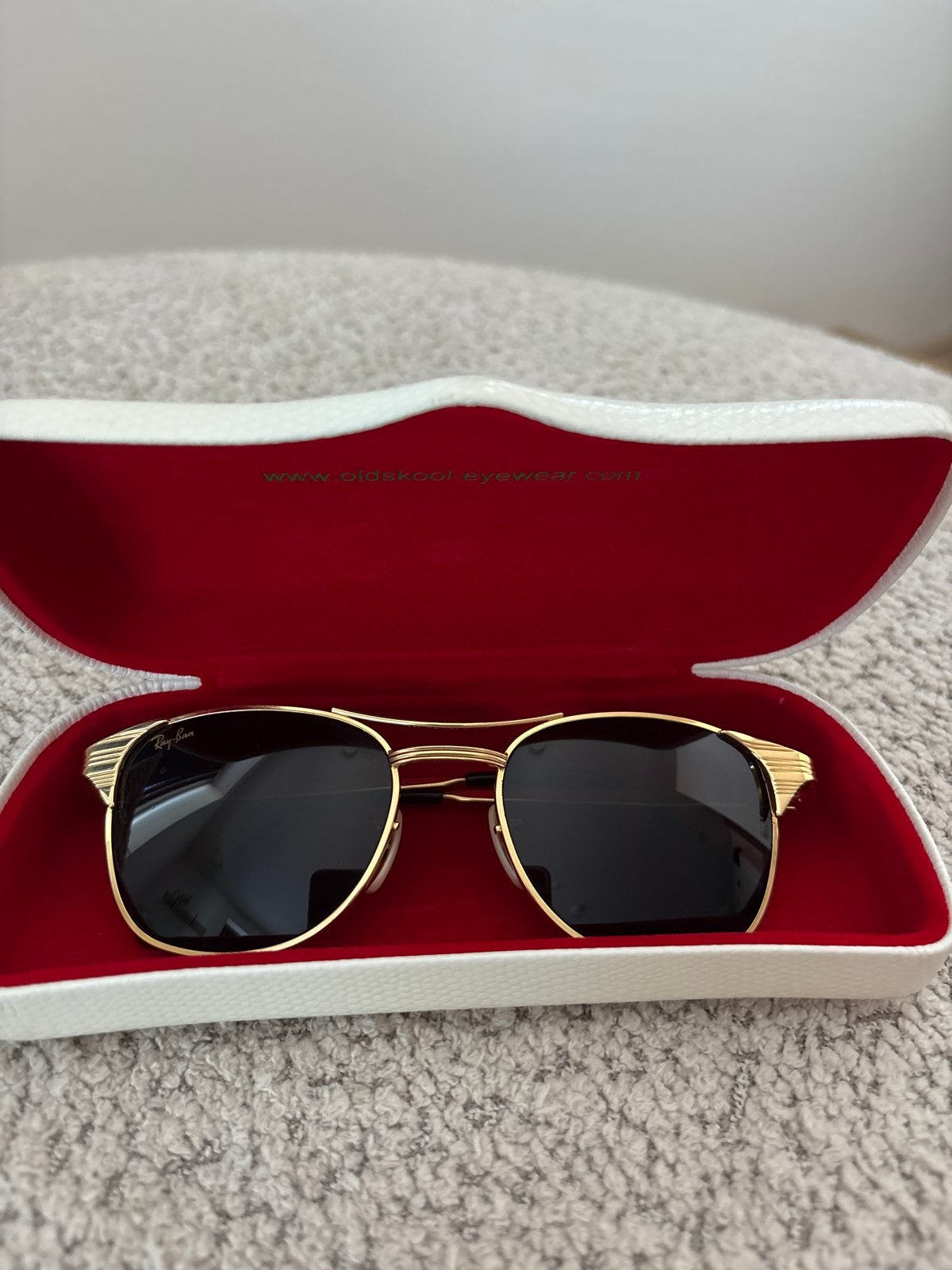 Ray-Ban B&L USA Zonnebril Goud Zwart, Zonnebril, Zwart, Ophalen of Verzenden, Zo goed als nieuw
