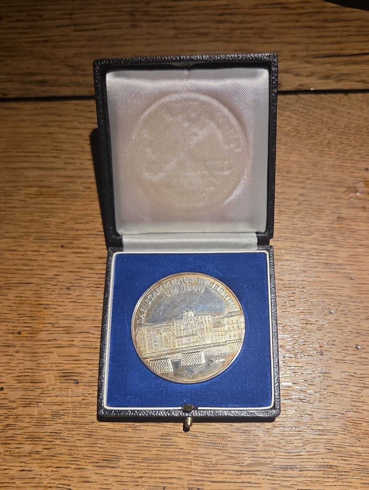 zilveren Kühne & Nagel dienstmedaille penning, Ophalen of Verzenden, Zilver