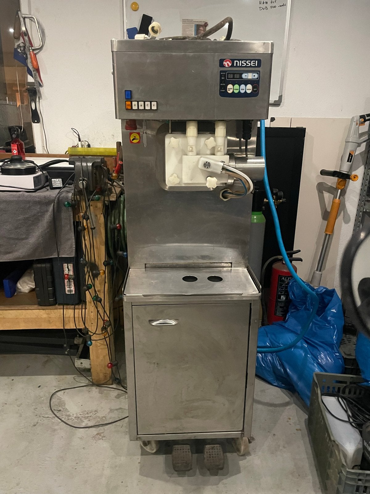 Nissei softijs machine NA 3342 met voetbediening, Ophalen of Verzenden, Gebruikt