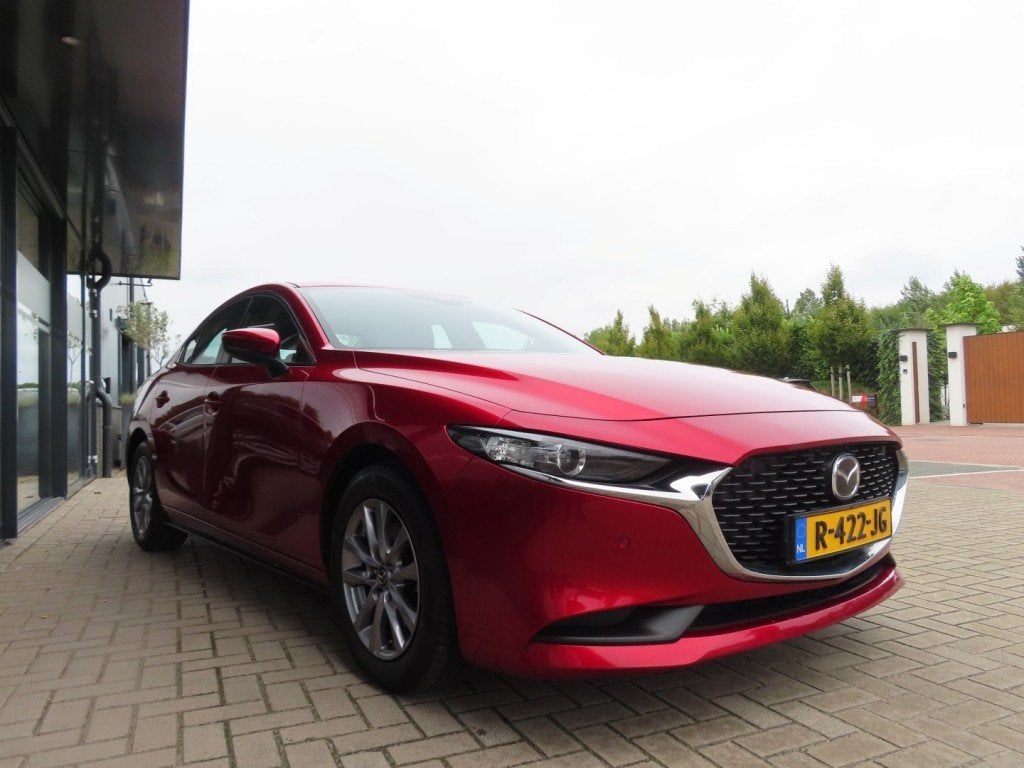 Mazda 3 2.0 E-SkyActiv-G M Hybrid 122 Comfort Leder 2022, Auto's, Voorwielaandrijving, 1998 cc, Gebruikt, 4 cilinders