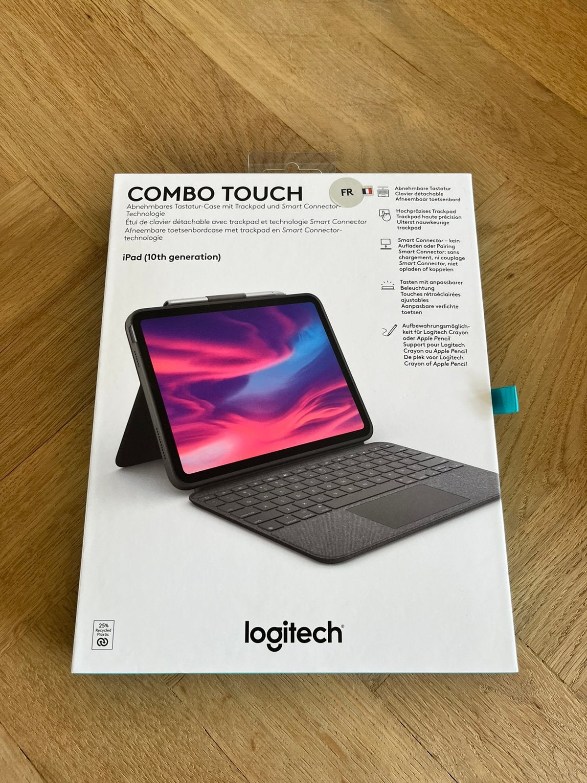 Keyboard Logitech Combo Touch (iPad 10 + iPad A16), Computers en Software, Tablet-hoezen, Combo Touch for iPad 10/iPad A16, Bescherming voor- en achterkant