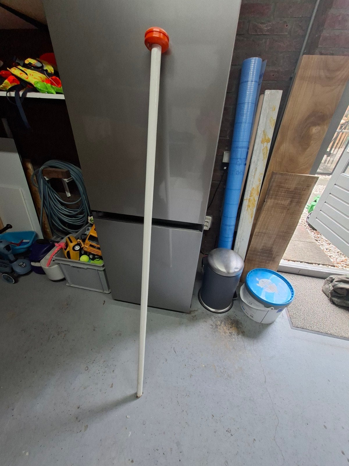 vlaggenstok  150cm, Ophalen, Gebruikt