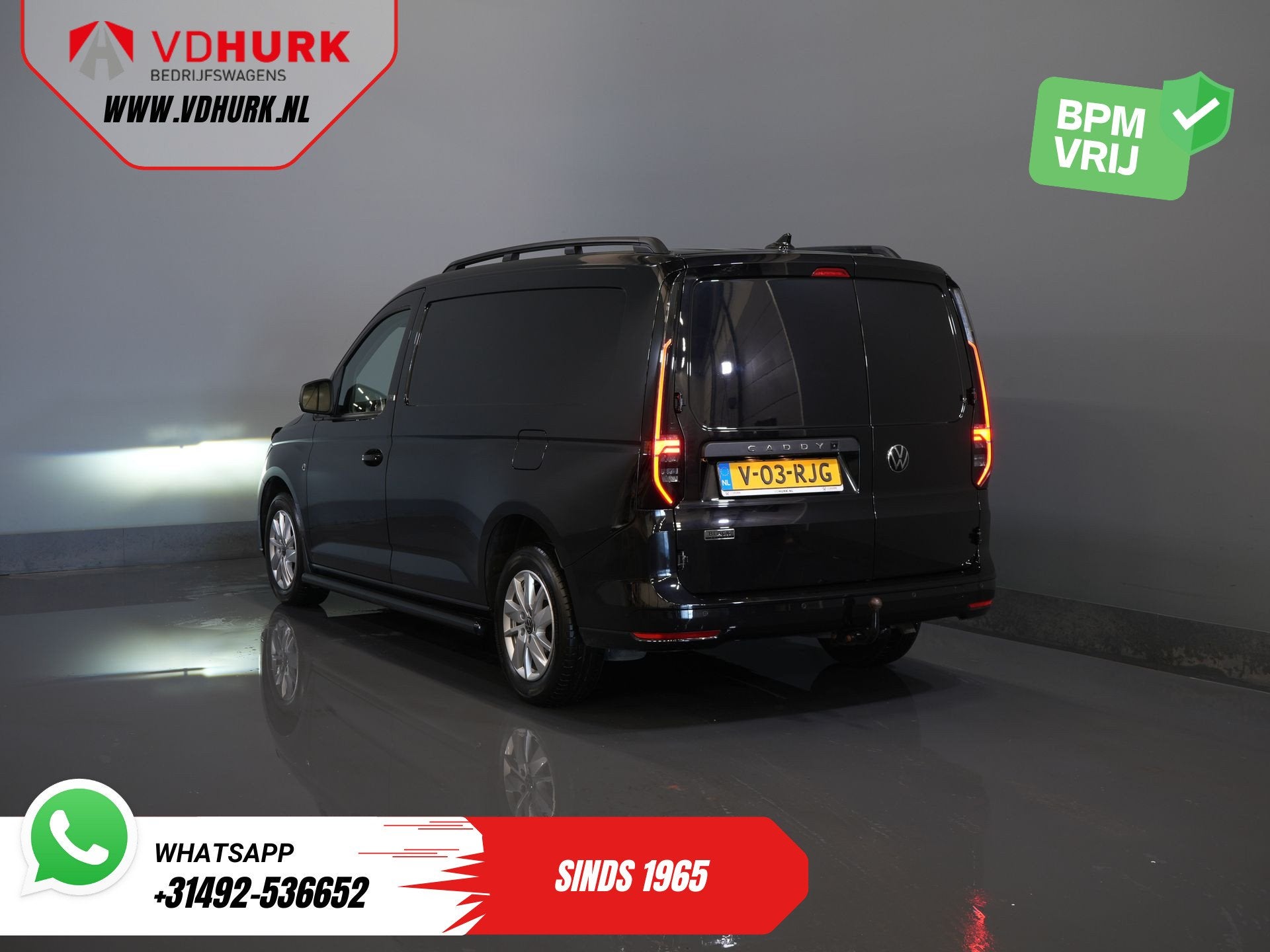 Volkswagen Caddy Cargo Maxi 2.0 TDI 125 pk DSG Aut. Black Ed, Auto's, Gebruikt, 4 cilinders, Volkswagen, Bedrijf