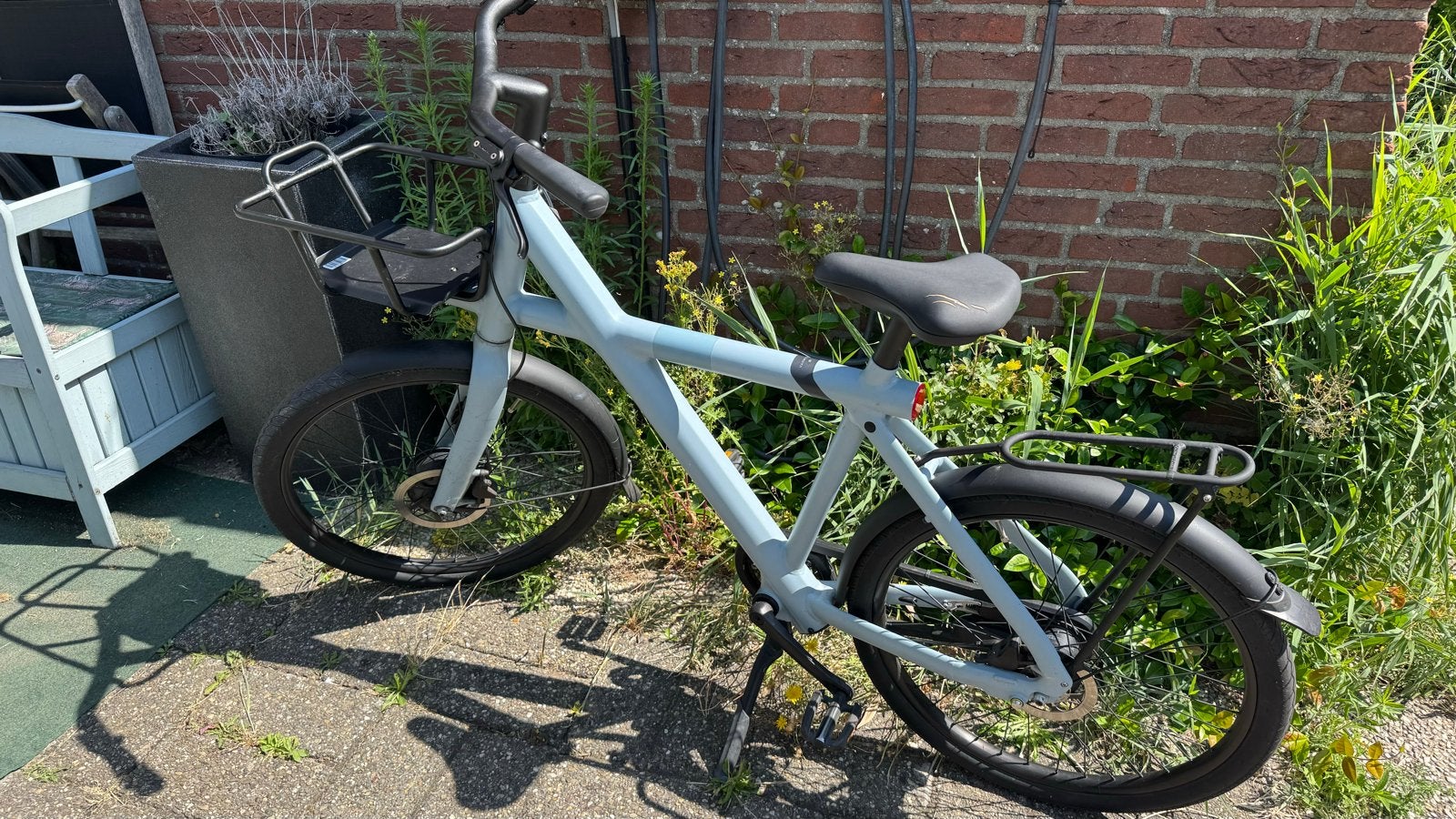 VanMoof X3 E-bike met mand en achterdrager, Ophalen, Gebruikt, 51 tot 55 cm, Vanmoof