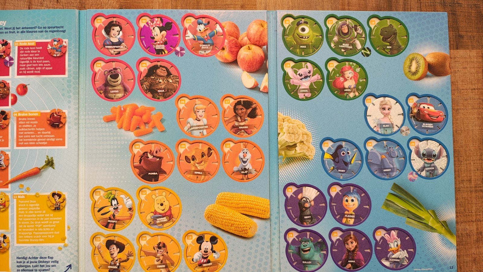 Vol album Diskeyz - complete set (30 stuks) +2 dichte zakjes, Albert Heijn, Ophalen of Verzenden