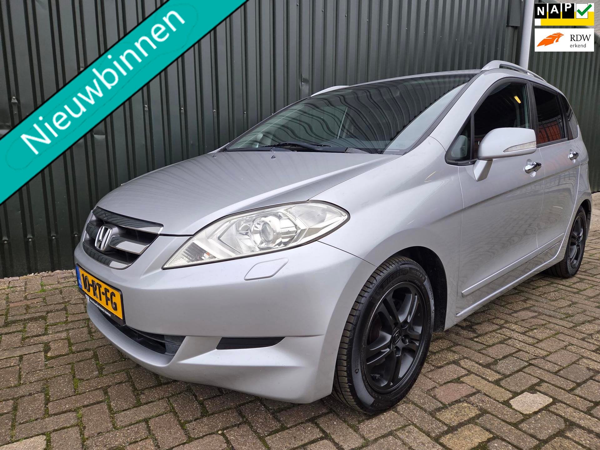 Honda FR-V 2.0i Lifestyle 6 PERSOONS, Auto's, Voorwielaandrijving, Gebruikt, Zwart, 4 cilinders