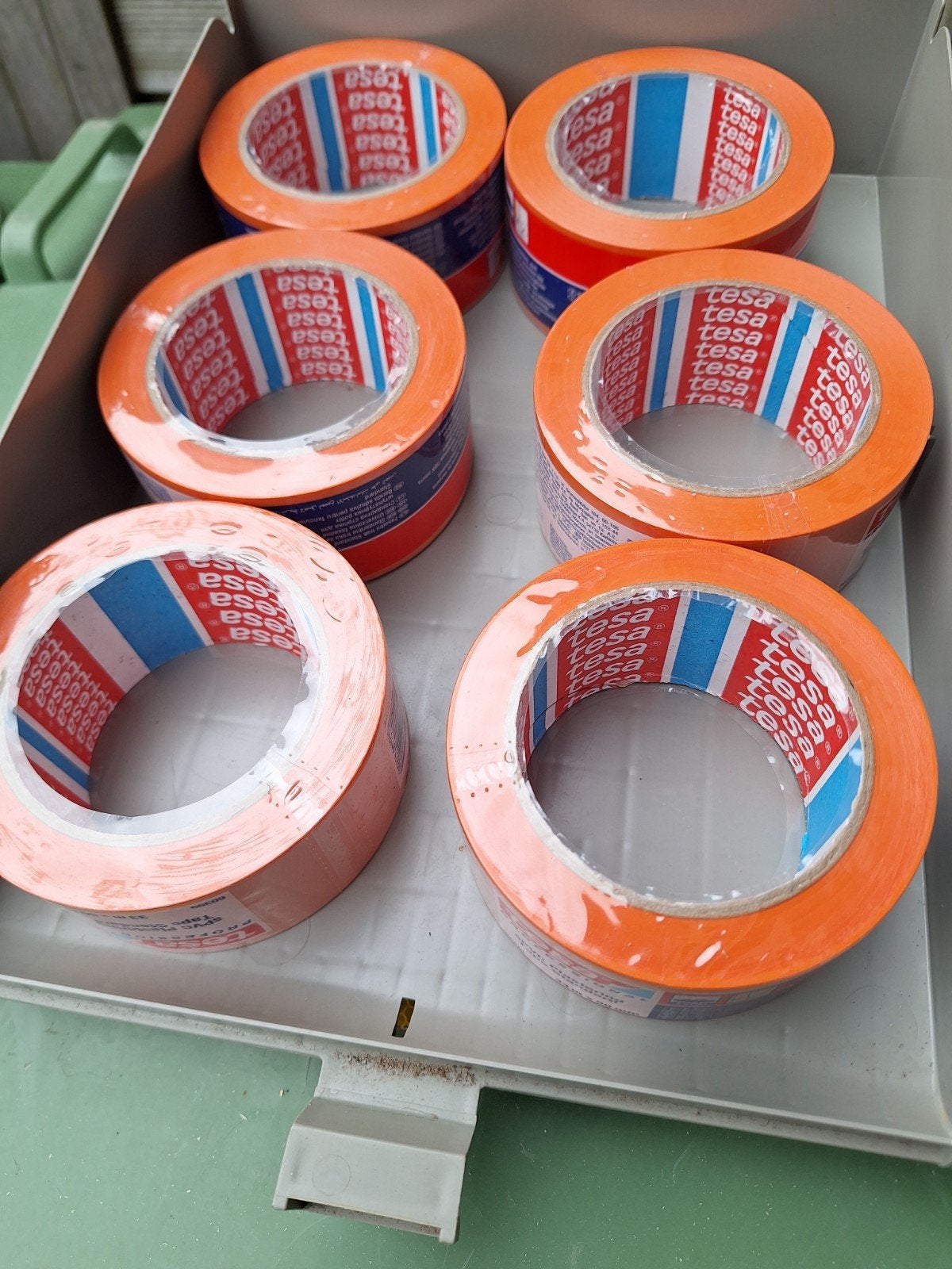 Tesa Professional Oranje Afplaktape - sPVC Plastering Tape, Doe-het-zelf en Verbouw, Schildersmaterialen, Ophalen of Verzenden