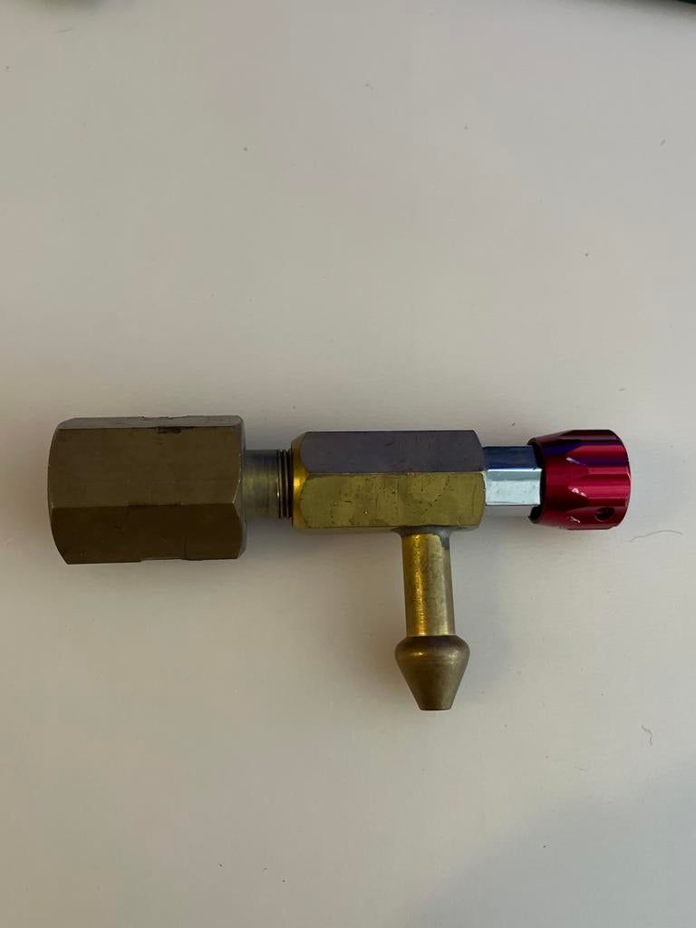 Helium vulnippel / adapter voor ballonnen, Ophalen of Verzenden, Gebruikt, Universele onderdelen