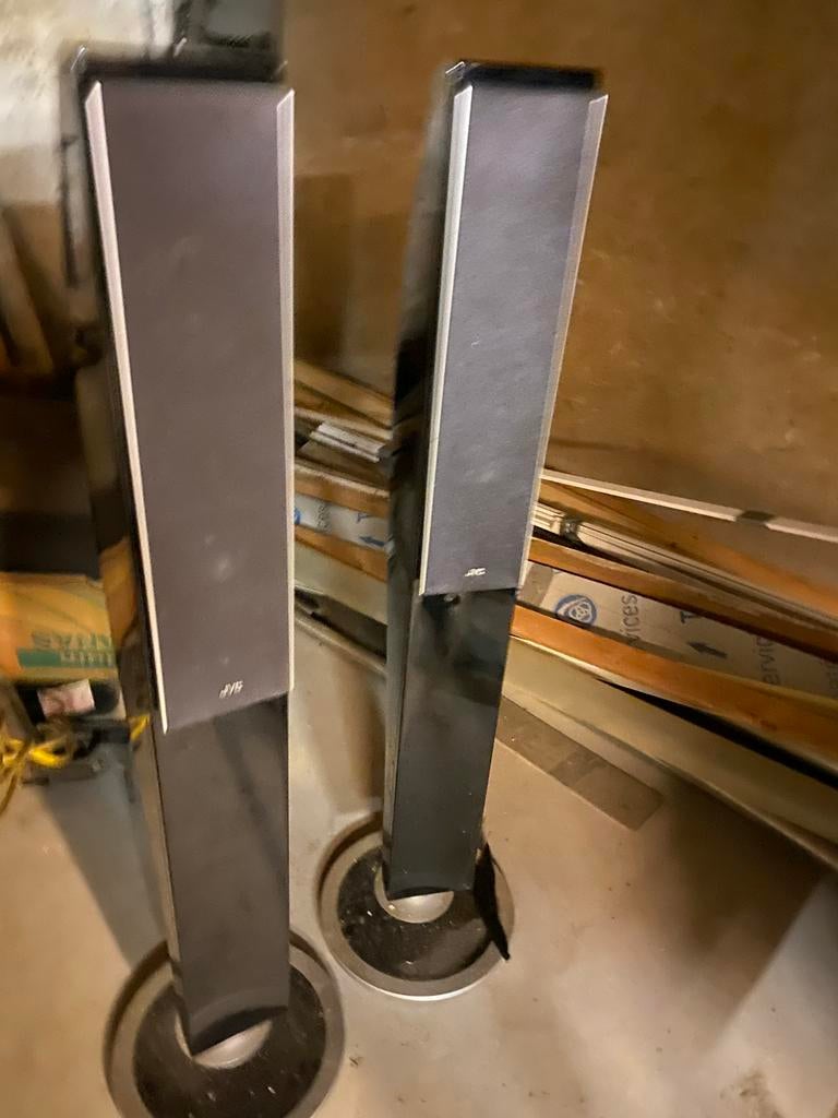 JVC stereo speakers, Ophalen of Verzenden, Gebruikt, Front, Rear of Stereo speakers, JVC