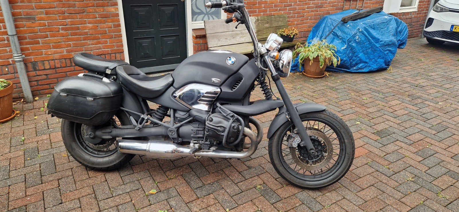 bmw R1200C mat zwart, Cardan-aandrijving, 2 cilinders, Chopper, Gebruikt