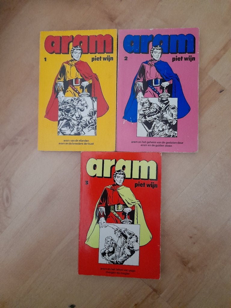Aram deel 1- 3 Piet Wijn, Boeken, Stripboeken, Eén stripboek, Ophalen of Verzenden, Zo goed als nieuw